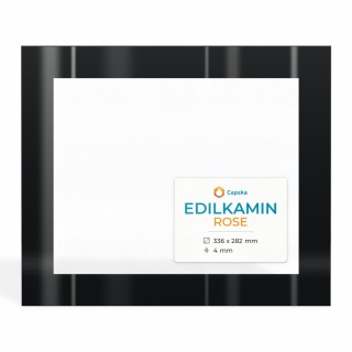 Vetro Edilkamin ROSE - Vetro Rettangolo Serigrafato per stufa a pellet