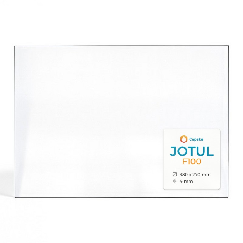 Jotul F100 Glas - Rechteck Kaminglas für Kaminofen