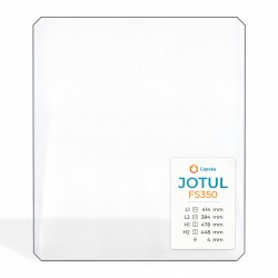 Jotul FS350 Glas - 4 geschnittene Ecken Kaminglas für Kaminofen