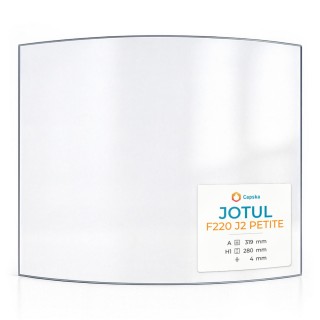 Jotul F220 J2 PETITE Glass - Curved Wood Burning Stove Panel