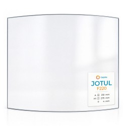 Jotul F220 Glass - Curved glass panel for wood burning stove