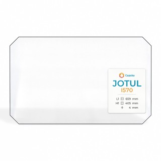 Jotul I570 Glass - Rectangular Fireplace Insert Panel