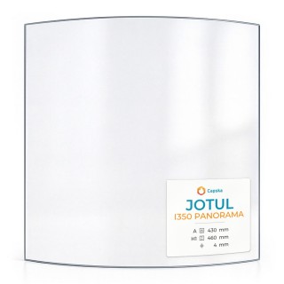 Jotul I350 PANORAMA Curved Glass Panel for Fireplace Insert