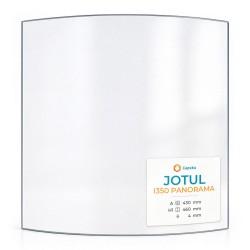 Vitre Jotul I350 PANORAMA - Verre Courbe pour insert