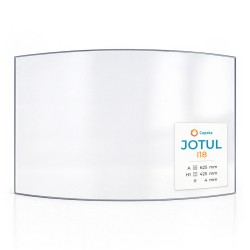 Vitre Jotul I18 - Verre Courbe pour insert
