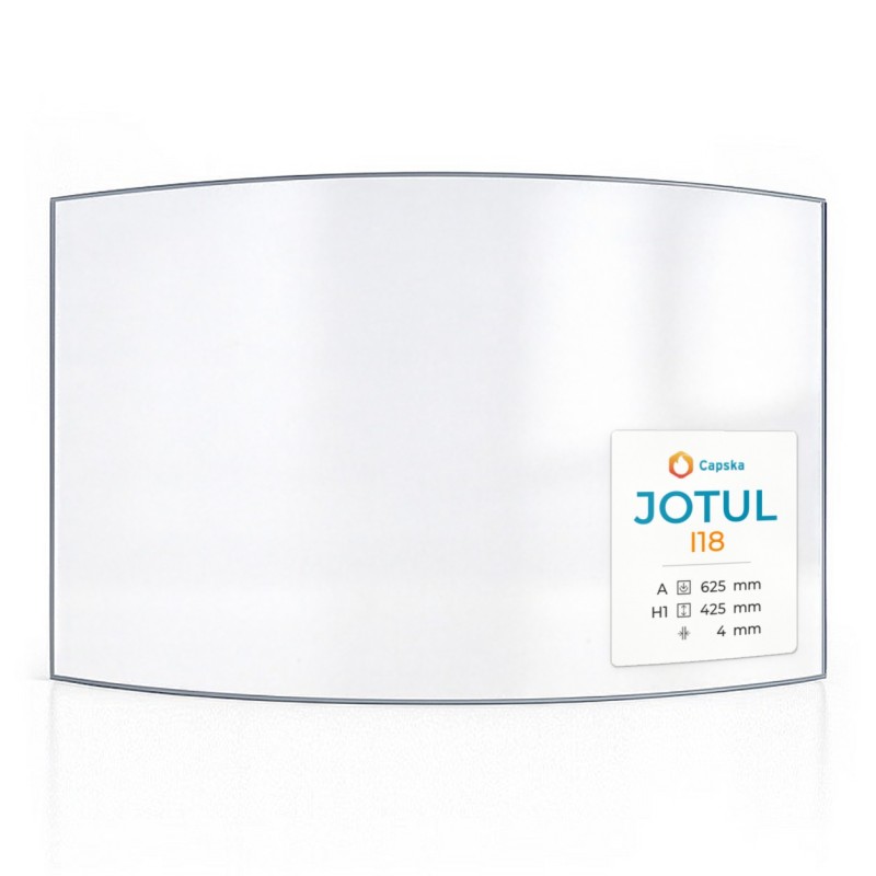 Vetro Jotul I18 - Vetro Curvo per inserto per caminetto
