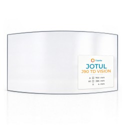 Jotul J90 TD VISION Glas - in sich gebogenes Kaminglas für Kaminofen
