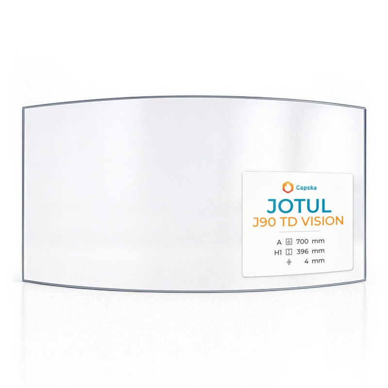 Vetro Jotul J90 TD VISION - Vetro Curvo per inserto caminetto