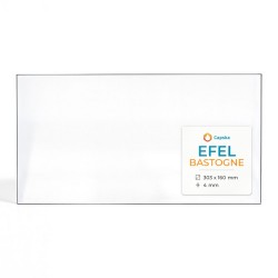 Vitre Efel BASTOGNE - Verre Rectangle pour poêle à bois