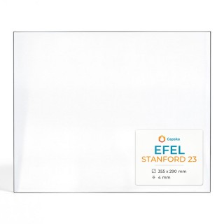 Efel STANFORD 23 Glass - Rectangular Panel for Wood Burning Stove