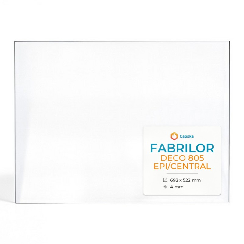 Vitre Fabrilor DECO 805 EPI/CENTRAL - Verre Rectangle pour insert