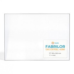 Fabrilor DECOSTEEL 4090 Glas - Rechteck Kaminglas für Kaminofen