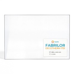Vetro Fabrilor DECOTHERM 1751 - Vetro Rettangolo per inserto per caminetto