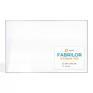 Fabrilor PYRAM 701 Glas - Rechteck Kaminglas für Kaminofen