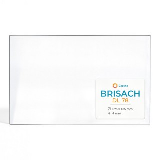 Brisach DL 78 Glas - Rechteck Kaminglas für Kaminofen