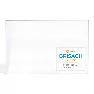 Brisach GC1 78 Glass - Rectangular Fireplace Insert Panel