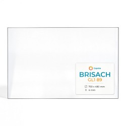 Vitre Brisach GL1 89 - Verre Rectangle pour insert