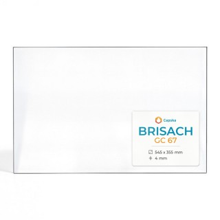 Vitre Brisach GC 67 - Verre Rectangle pour insert