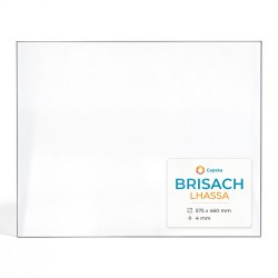 Vitre Brisach LHASSA - Verre Rectangle pour insert