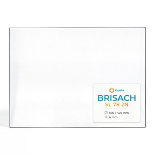 Vetro Brisach SL 78 2N - Vetro Rettangolo per caminetto