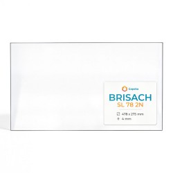 Vetro Brisach SL 78 2N - Vetro Rettangolo Laterale per inserto per caminetto