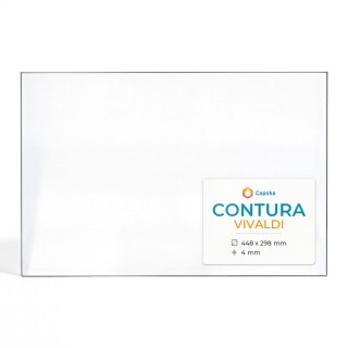 Vetro Contura VIVALDI - Vetro Rettangolo per stufa a legna