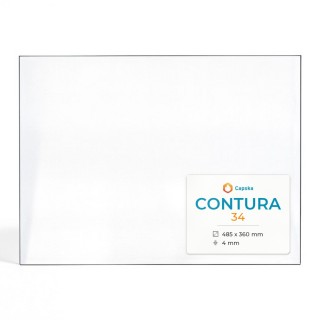 Vitre Contura 34 - Verre Rectangle pour poêle à bois