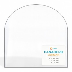 Vitre Panadero DURBAN - Verre Rectangle cintré pour poêle à bois