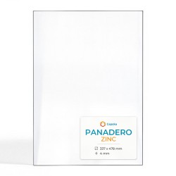 Panadero ZINC Glass - Rectangular glass panel for wood burning stove