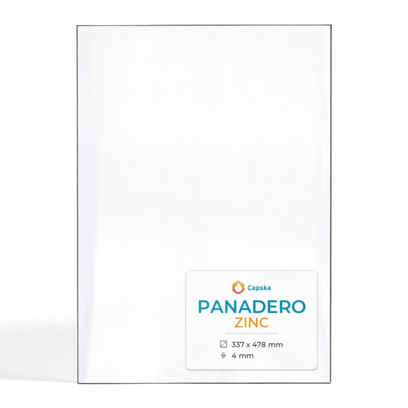 Panadero ZINC Glas - Rechteck Kaminglas für Kaminofen