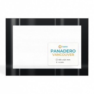Vitre Panadero VANCOUVER pour poêle à bois - Verre Rectangle Sérigraphié
