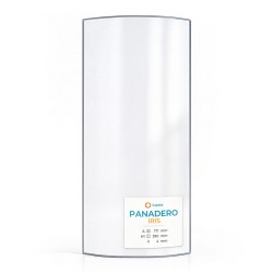 Panadero IRIS Glass - Curved side glass panel for wood burning stove