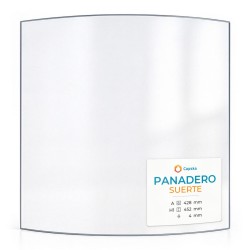 Vitre Panadero SUERTE - Verre Courbe pour poêle à bois