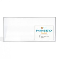 Panadero ALBA Glas - Rechteck Kaminglas für Kaminofen