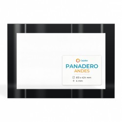 Vitre Panadero ANDES - Verre Rectangle Sérigraphié pour poêle à bois