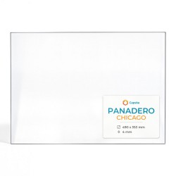 Panadero CHICAGO Glass - Rectangular glass panel for wood burning stove
