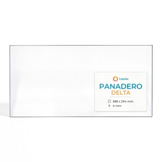 Panadero DELTA Glas - Rechteck Kaminglas für Kaminofen