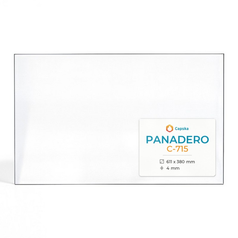 Panadero C-715 Glass - Fireplace Insert Panel
