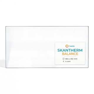 Skantherm BALANCE Glas - Rechteck Kaminglas für Kaminofen