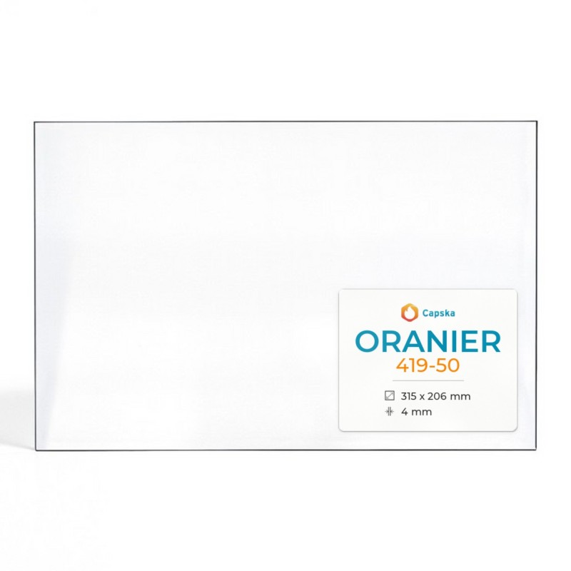 Oranier 419-50 Glas - Rechteck Kaminglas für Kaminofen online kaufen