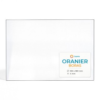 Vitre Oranier BORAS - Verre Rectangle pour poêle à bois