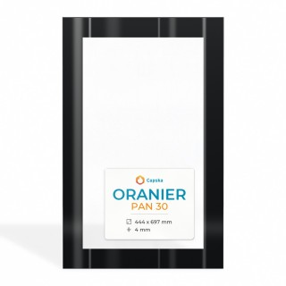 Oranier PAN 30 Glas - Rechteck Siebdruck Kaminglas für Kaminofen