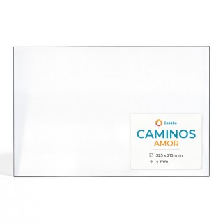 Vitre Caminos AMOR - Verre Rectangle pour poêle à bois