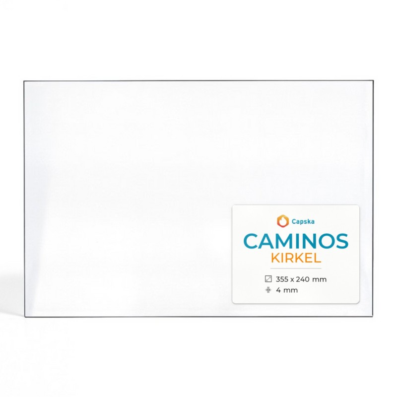 Vitre Caminos KIRKEL - Verre Rectangle pour poêle à bois