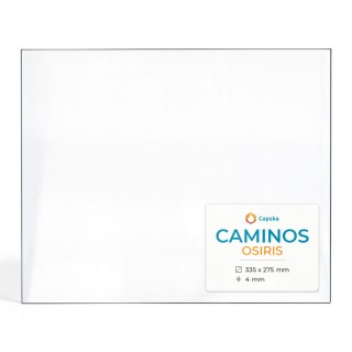 Caminos OSIRIS Glas - Rechteck Kaminglas für Kaminofen
