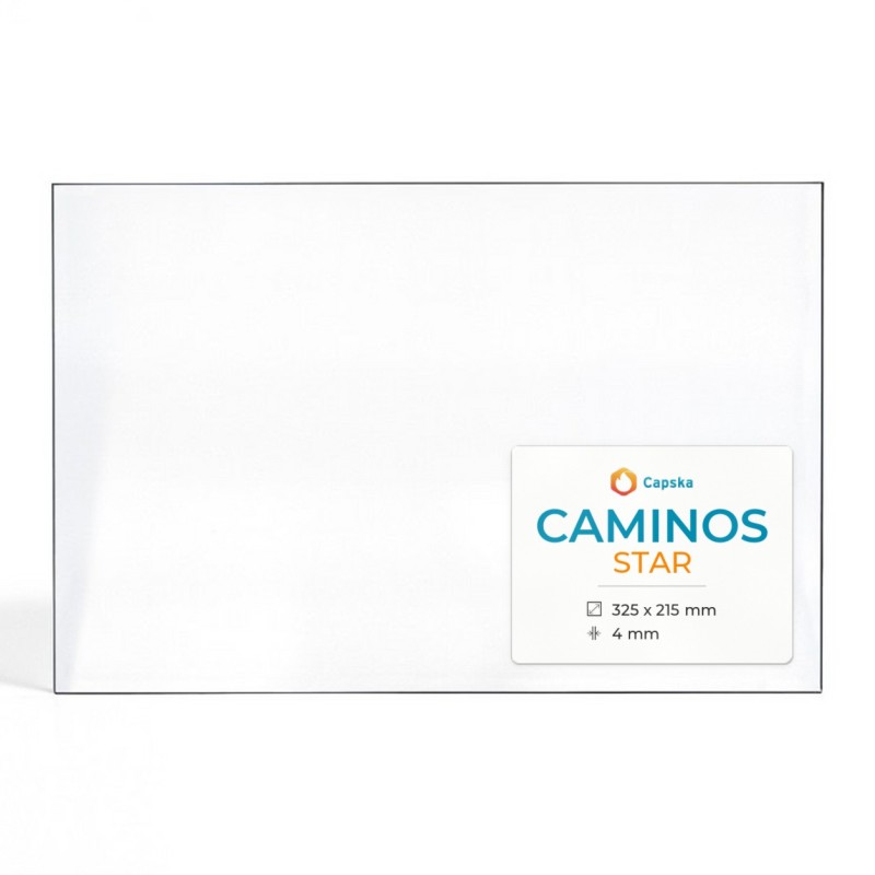 Vitre Caminos STAR - Verre Rectangle pour poêle à bois