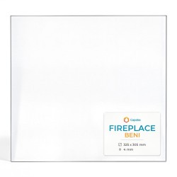 Vitre Fireplace BENI - Verre Rectangle pour poêle à bois