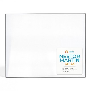 Nestor Martin RH 43 Glass - Rectangular Panel for Wood Burning Stove