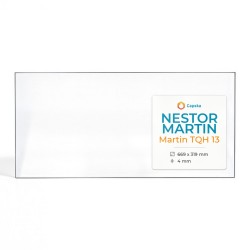 Nestor Martin MARTIN TQH 13 Glass - Rectangular glass panel for wood burning stove