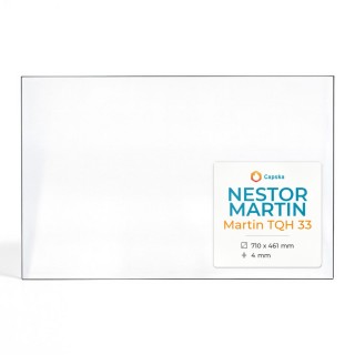 Vitre Nestor Martin MARTIN TQH 33 - Verre Rectangle pour poêle à bois